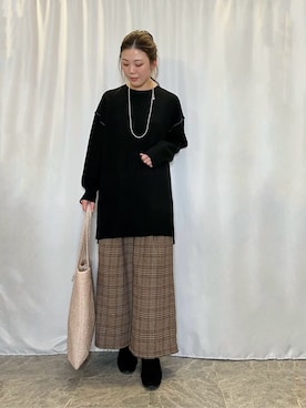 おうめさん(レディース・160cm)の冬コーディネート