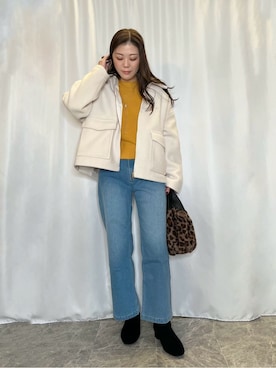 おうめさん(レディース・160cm)の冬コーディネート