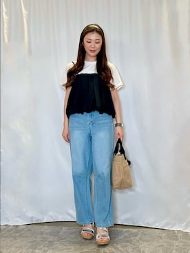 おうめさん(レディース・160cm)の夏コーディネート