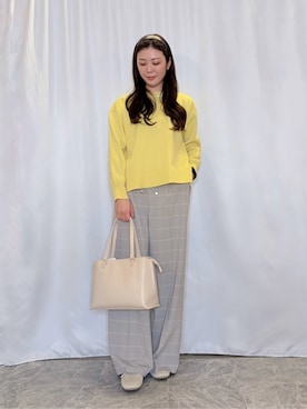 「Airpapel（エアパペル）のアイテム」を使った、おうめさん（レディース・160cm）の冬コーディネート