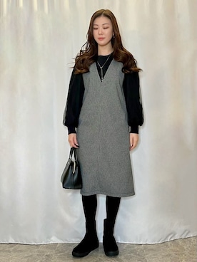 おうめさん(レディース・160cm)の冬コーディネート