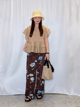 おうめさん(レディース・160cm)の夏コーディネート