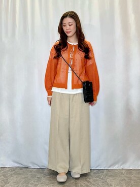 「アイテム（その他シューズ、グレー系）」を使った、おうめさん（レディース・160cm）の春コーディネート
