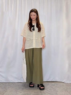 おうめさん(レディース・160cm)の夏コーディネート