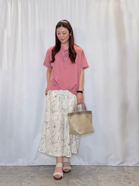 おうめさん（レディース・160cm）の春コーディネート