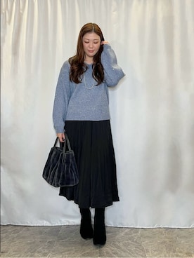 おうめさん(レディース・160cm)の冬コーディネート
