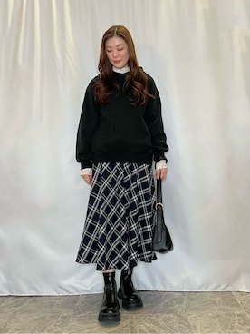 おうめさん(レディース・160cm)の冬コーディネート