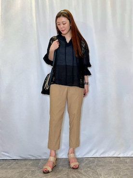 おうめさん(レディース・160cm)の夏コーディネート