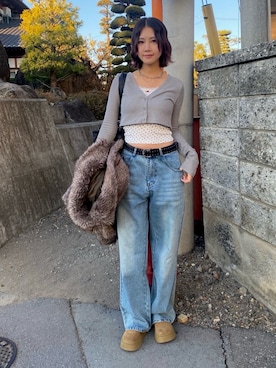 「ACLENT（アクレント）のアイテム」を使った、maikaさん（レディース・162cm）の秋コーディネート