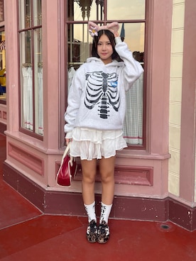 「FR2（エフアールツー）のアイテム」を使った、maikaさん（レディース・162cm）の秋コーディネート