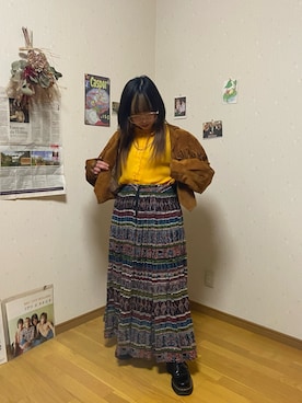 「ウェスタン」｜わかばさん（レディース・148cm）の冬コーディネート