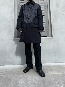 「メゾンマルジェラ」｜「アイテム（ブーツ）」を使った、yさん（メンズ・175cm）の冬コーディネート
