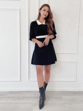 「DURAS（デュラス）のアイテム」を使った、yurinochannさん（レディース・156cm）の秋コーディネート