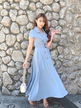 「DURAS（デュラス）のアイテム」を使った、yurinochannさん（レディース・156cm）の春コーディネート