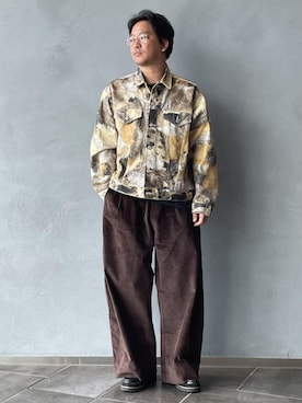 「アイテム（その他アウター）」を使った、三浦準矢さん（メンズ・166cm・30代）の秋コーディネート