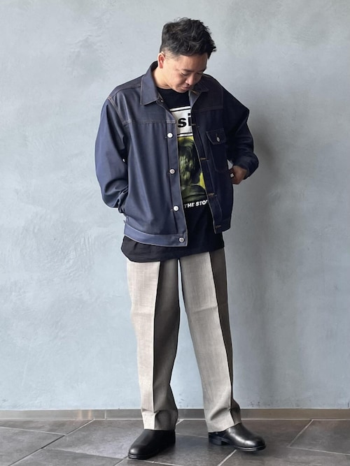 ダブルフェイス シャークスキンスラックス