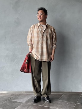 「渋谷パルコ」｜三浦準矢さん（メンズ・166cm）の春コーディネート