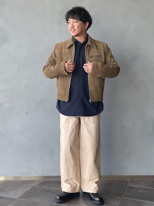 セール】フェード ダック ダブルニー ワイドストレート パンツ セール】フェード ダック ダブルニー ワイドストレート パンツ