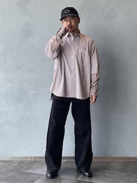 「アイテム（ブーツ）」を使った、三浦準矢さん（メンズ・166cm・30代）の夏コーディネート