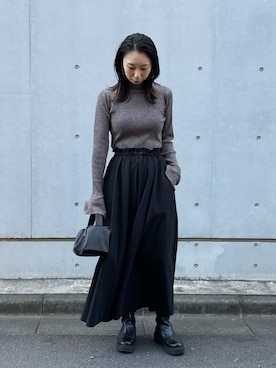 「Lavish Gate（ラヴィッシュゲート）のアイテム」を使った、MITSUMIさん（レディース・161cm）の秋コーディネート