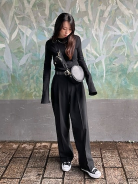 「Abor（アボア）のアイテム（トップス）」を使った、MITSUMIさん（レディース・161cm）の夏コーディネート