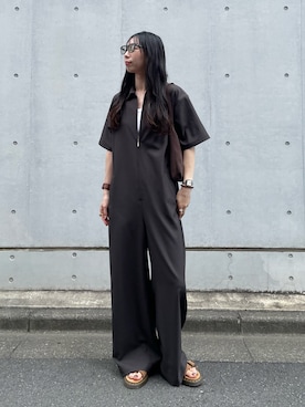 「FORK&SPOON（フォークアンドスプーン）のアイテム」を使った、MITSUMIさん（レディース・161cm）の夏コーディネート