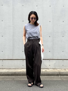 MITSUMIさん(レディース・161cm)の夏コーディネート