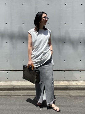 MITSUMIさん（レディース・161cm）の夏コーディネート