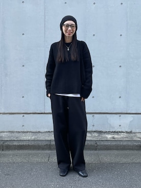 「アイテム（サンダル）」を使った、MITSUMIさん（レディース・161cm）の秋コーディネート