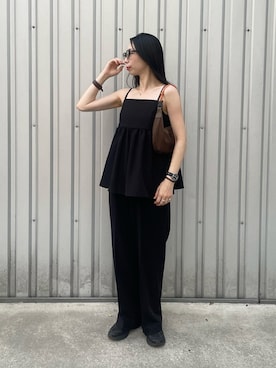 「Doux archives（ドゥアルシーヴ）のアイテム」を使った、MITSUMIさん（レディース・161cm）の夏コーディネート