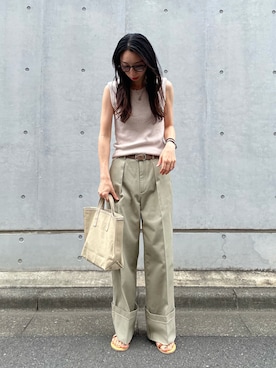 MITSUMIさん（レディース・161cm）の夏コーディネート