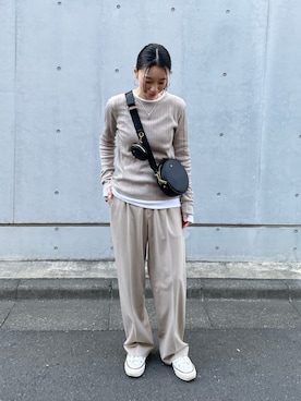 「PETA+JAIN（ペタアンドジェーン）のアイテム」を使った、MITSUMIさん（レディース・161cm）の冬コーディネート