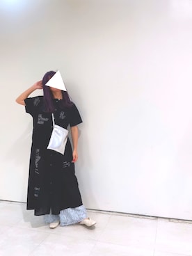 「POU DOU DOU（プードゥドゥ）のアイテム（ワンピース/ドレス）」を使った、りなぴ。＊さん（レディース・154cm）の夏コーディネート