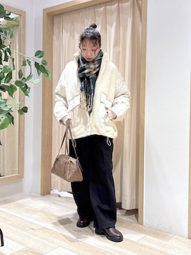 umeさん（レディース・163cm）の冬コーディネート