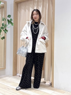 「LEPSIM」｜umeさん（レディース・163cm）の冬コーディネート