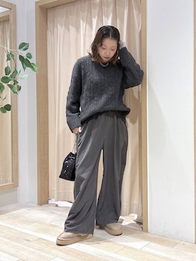 「and ST SALE」｜umeさん（レディース・163cm）の冬コーディネート