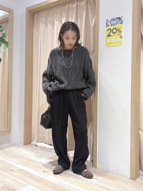 ウールライクコクーンパンツ 581653（その他パンツ）｜LEPSIM