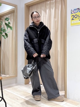 「アイテム（パーカー）」を使った、umeさん（レディース・163cm・20代）の秋コーディネート