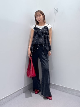 「アイテム（キャミソール）」を使った、umeさん（レディース・163cm・20代）の夏コーディネート