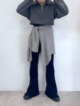 「アイテム（スウェット）」を使った、umeさん（レディース・163cm・20代）の秋コーディネート