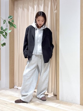 「アイテム（ベスト）」を使った、umeさん（レディース・163cm・20代）の秋コーディネート