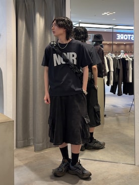 「アイテム（スウェットパンツ）」を使った、みやざきさん（メンズ・178cm・20代）の夏コーディネート
