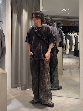 「アイテム（ネックレス）」を使った、みやざきさん（メンズ・178cm・20代）の夏コーディネート