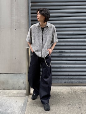「Lui's（ルイス）のアイテム（アクセサリー）」を使った、みやざきさん（メンズ・178cm）の夏コーディネート