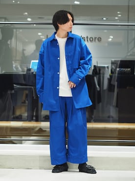 「シンヤコズカ」｜みやざきさん（メンズ・180cm）の夏コーディネート