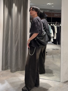 「Lui's（ルイス）のGO OUT shoulder bag（ショルダーバッグ）（ショルダーバッグ）」を使った、みやざきさん（メンズ・178cm・20代）の夏コーディネート