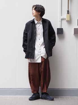 みやざきさん（メンズ・180cm）の春コーディネート