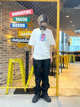 Hikaru Shimizuさん（レディース・165cm）の夏コーディネート