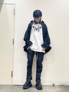 「Chica（チカ）のアイテム」を使った、Hikaru Shimizuさん（レディース・165cm）の秋コーディネート