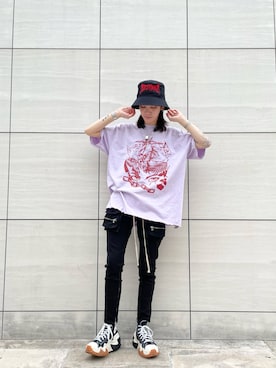 「AZS」｜Hikaru Shimizuさん（レディース・165cm）の夏コーディネート